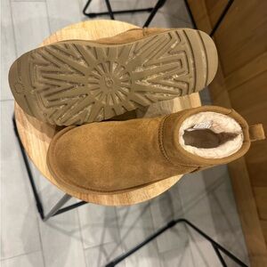 UGG Tan Ankle Booties